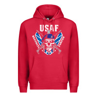 Cardinal US Air Force Security Forces Premium Hoodie - ArtChic
