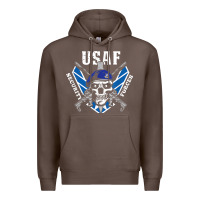 Coffee US Air Force Security Forces Premium Hoodie - ArtChic