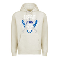 Oatmeal Heather US Air Force Security Forces Premium Hoodie - ArtChic