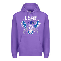 Purple US Air Force Security Forces Premium Hoodie - ArtChic