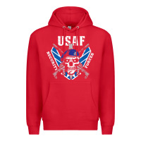 Red US Air Force Security Forces Premium Hoodie - ArtChic