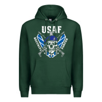 Sports Green US Air Force Security Forces Premium Hoodie - ArtChic