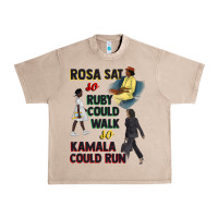 French Oak rosa sat so ruby could walk so kamala could run juneteenth Urban Heavy Tee - CowGirlArtShop