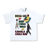 White rosa sat so ruby could walk so kamala could run juneteenth Urban Heavy Tee - CowGirlArtShop