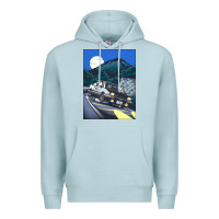 Blue Mist initial d poster hipster Premium Hoodie - ArtChic