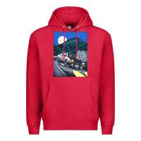 Cardinal initial d poster hipster Premium Hoodie - ArtChic