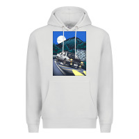 Dove Grey initial d poster hipster Premium Hoodie - ArtChic