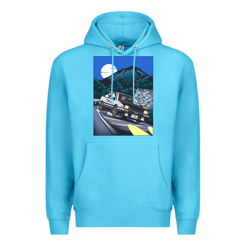 Initial D Poster Hipster Premium Hoodie by ArtChic | Teevron