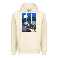 Sandshell initial d poster hipster Premium Hoodie - ArtChic