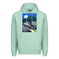 Seafoam initial d poster hipster Premium Hoodie - ArtChic