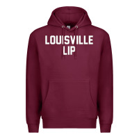 Burgundy louisville lip Premium Hoodie - ArtChic