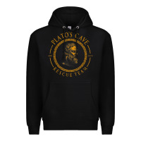 Black platos cave rescue team ancient greek philosophy p Premium Hoodie - ArtChic