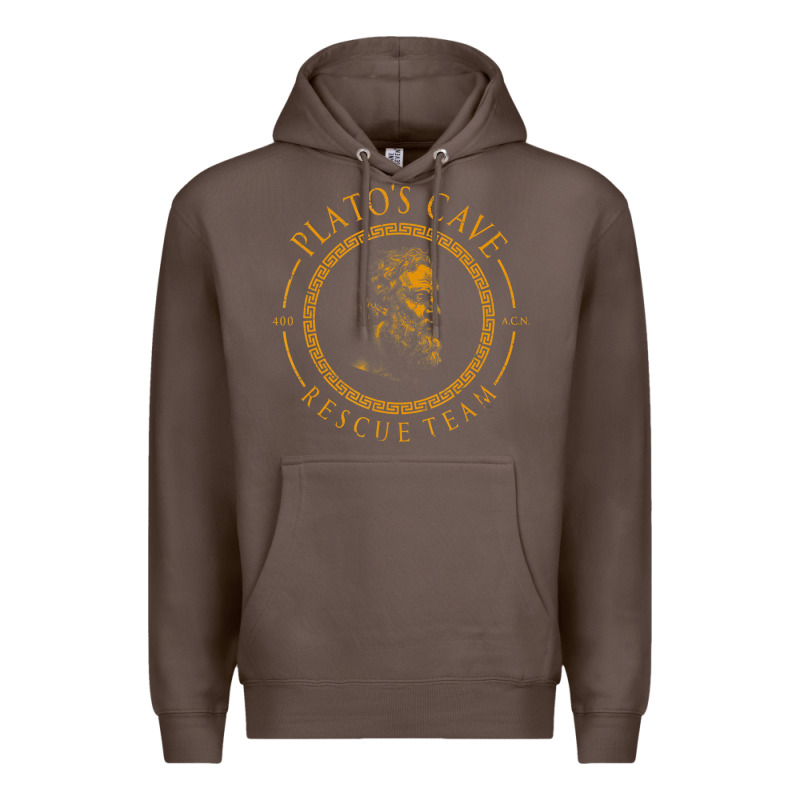 Platos Cave Rescue Team Ancient Greek Philosophy P Premium Hoodie by ArtChic | Teevron