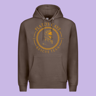 Platos Cave Rescue Team Ancient Greek Philosophy P Premium Hoodie Designed By Artchic
