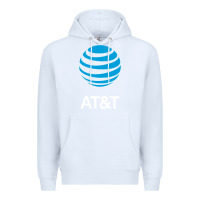White At&t Premium Hoodie - ArtChic