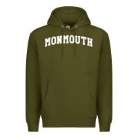 Army Green Monmouth Arch Retro University Style Premium Hoodie - ArtChic
