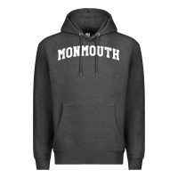 Charcoal Heather Monmouth Arch Retro University Style Premium Hoodie - ArtChic