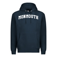 Navy Monmouth Arch Retro University Style Premium Hoodie - ArtChic