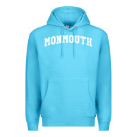 Ocean Blue Monmouth Arch Retro University Style Premium Hoodie - ArtChic