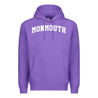 Purple Monmouth Arch Retro University Style Premium Hoodie - ArtChic