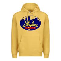 Antique Gold skyline chili Premium Hoodie - ArtChic