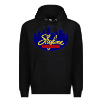 Black skyline chili Premium Hoodie - ArtChic