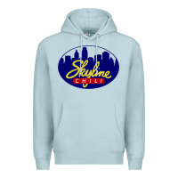 Blue Mist skyline chili Premium Hoodie - ArtChic