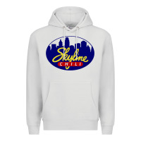 Dove Grey skyline chili Premium Hoodie - ArtChic