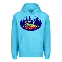 Ocean Blue skyline chili Premium Hoodie - ArtChic