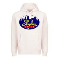 Pale Pink skyline chili Premium Hoodie - ArtChic