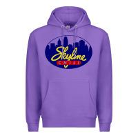 Purple skyline chili Premium Hoodie - ArtChic
