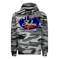 Slate Camo skyline chili Premium Hoodie - ArtChic