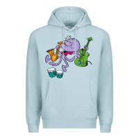 Blue Mist squiddly diddly Premium Hoodie - ArtChic