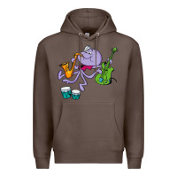 Coffee squiddly diddly Premium Hoodie - ArtChic