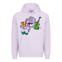 Lilac squiddly diddly Premium Hoodie - ArtChic