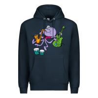 Navy squiddly diddly Premium Hoodie - ArtChic