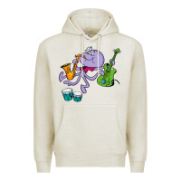 Oatmeal Heather squiddly diddly Premium Hoodie - ArtChic
