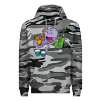Slate Camo squiddly diddly Premium Hoodie - ArtChic