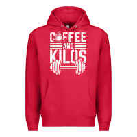 Cardinal Coffee And Kilos Weightlifting Gift Premium Hoodie - ArtChic