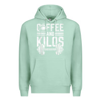Seafoam Coffee And Kilos Weightlifting Gift Premium Hoodie - ArtChic