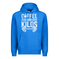 True Royal Coffee And Kilos Weightlifting Gift Premium Hoodie - ArtChic