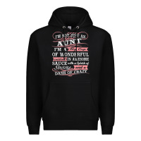 Black Aunt I m A Big Cup Of Wonderful Funny Aunt Gift Tee Premium Hoodie - trangStudio