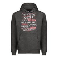 Charcoal Heather Aunt I m A Big Cup Of Wonderful Funny Aunt Gift Tee Premium Hoodie - trangStudio