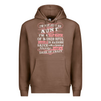 Chestnut Aunt I m A Big Cup Of Wonderful Funny Aunt Gift Tee Premium Hoodie - trangStudio