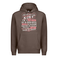Coffee Aunt I m A Big Cup Of Wonderful Funny Aunt Gift Tee Premium Hoodie - trangStudio