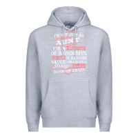 Heather Grey Aunt I m A Big Cup Of Wonderful Funny Aunt Gift Tee Premium Hoodie - trangStudio