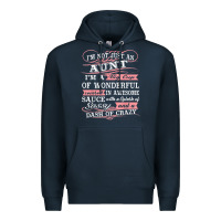 Navy Aunt I m A Big Cup Of Wonderful Funny Aunt Gift Tee Premium Hoodie - trangStudio