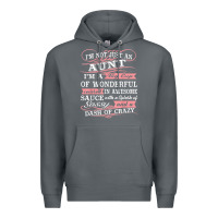 Rock Aunt I m A Big Cup Of Wonderful Funny Aunt Gift Tee Premium Hoodie - trangStudio