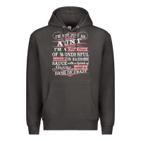 Smoke Aunt I m A Big Cup Of Wonderful Funny Aunt Gift Tee Premium Hoodie - trangStudio
