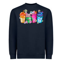 Navy Easter Coffee Heavyweight Sweatshirt - CowhideDigitalArt